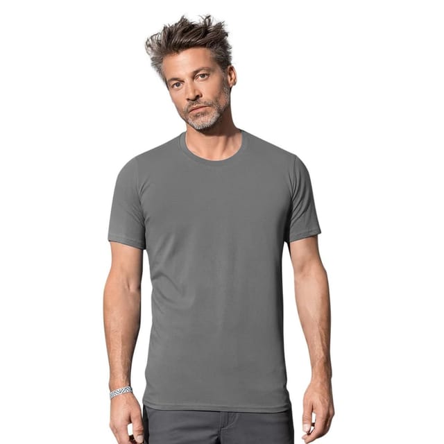 Stedman Stars Stedman Stars Men's Clive Crew Neck Tee in Grey - 2