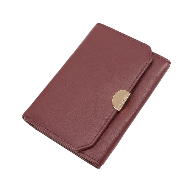 Paul Costelloe Paul Costelloe Women's Nawa Card & Note Case in Burgundy - 3