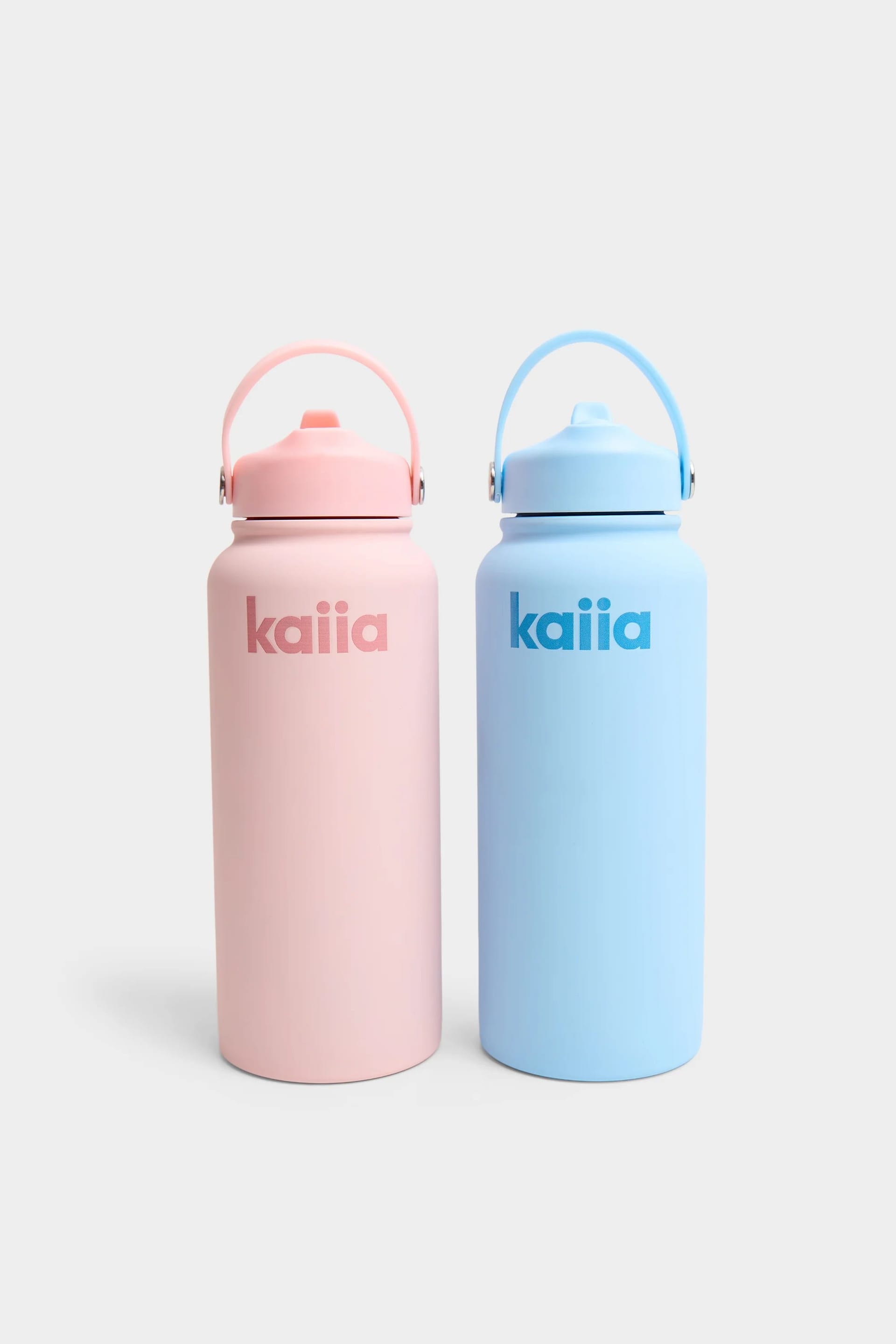 Kaiia Kaiia Flip Straw 950ML Bottle Baby Pink - 4