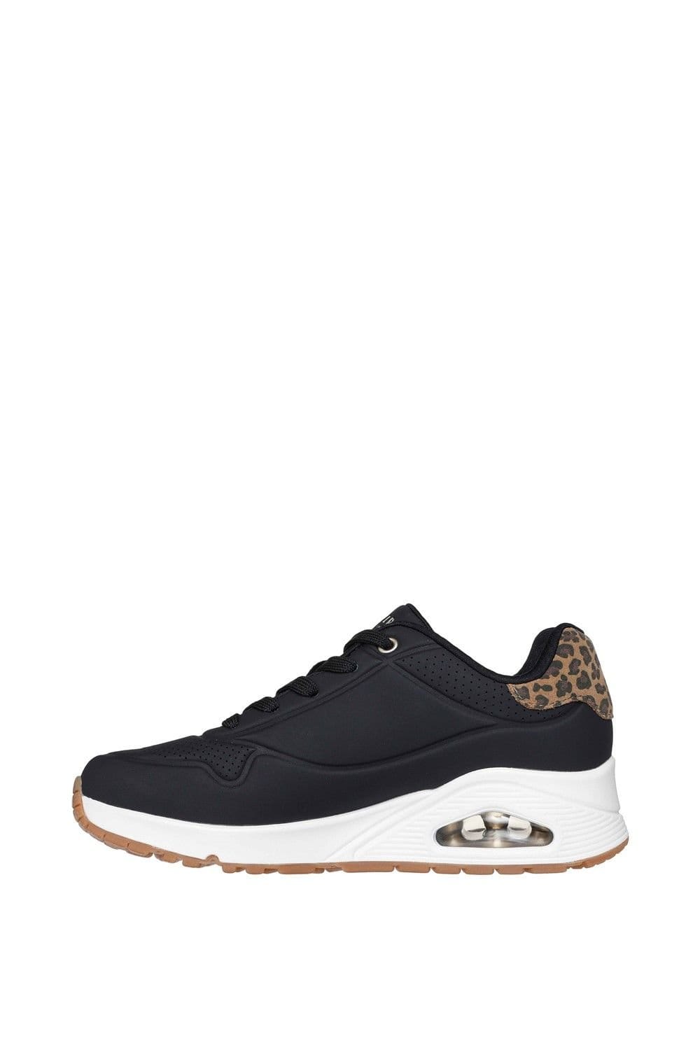 Skechers Skechers Women's UNO - Jungle Nite Trainer in Black - 4