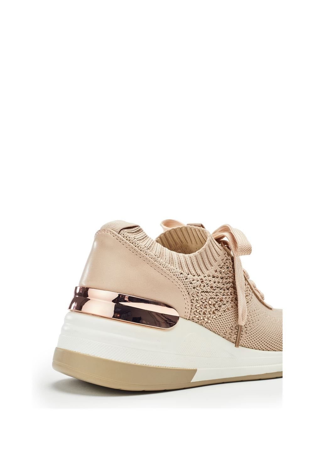 b.soleful b.soleful Women's 'Lariel' Porvair Trainers in Pink - 3