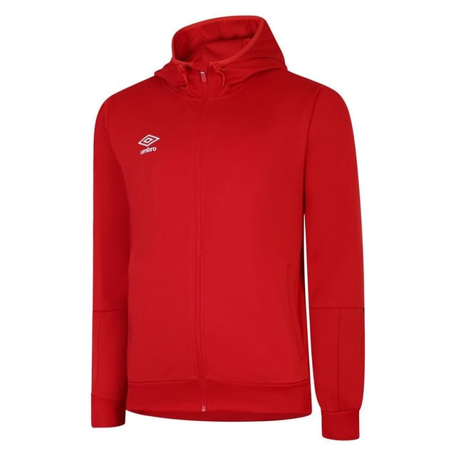 Umbro Umbro Men's Total Training Knitted Full Zip Hoodie in Dark Red - 2