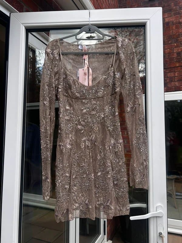 Oh Polly BNWT fully embellished dress with matching bolero