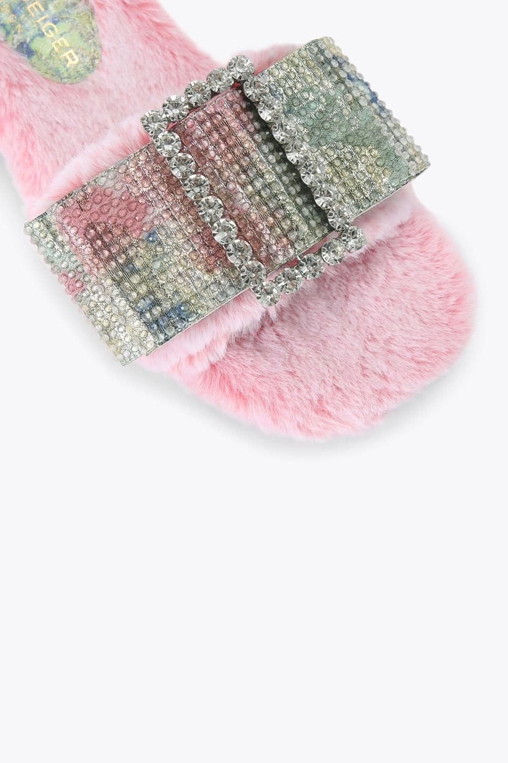 Kurt Geiger London Kurt Geiger London Women's 'Cosy Bow Slide' Sandals in Pale Pink - 4