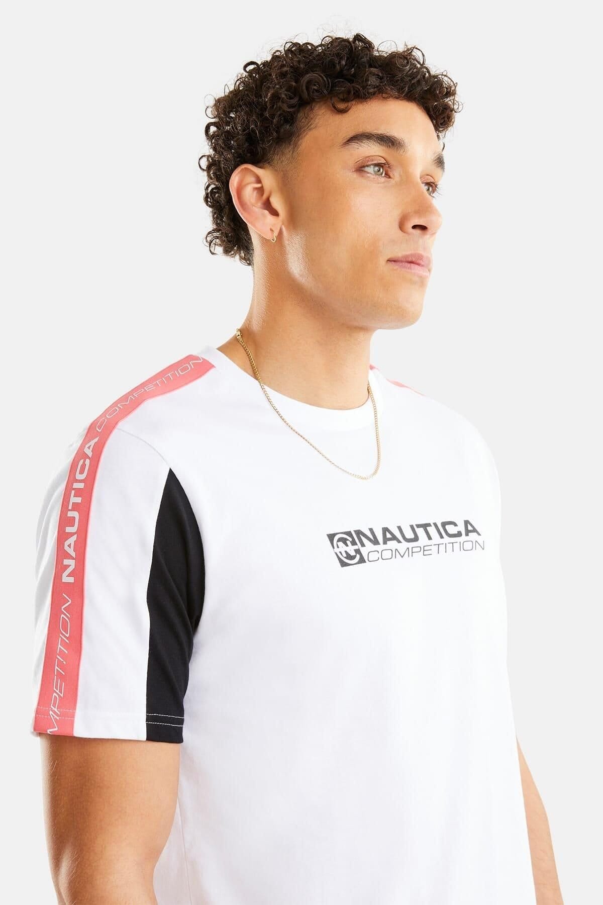 Nautica Nautica Men's Feran White T-Shirt - 4
