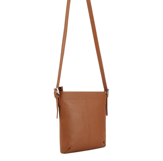 Dents Dents Women's Brisla Leather Cross Body Bag in Brown - 2