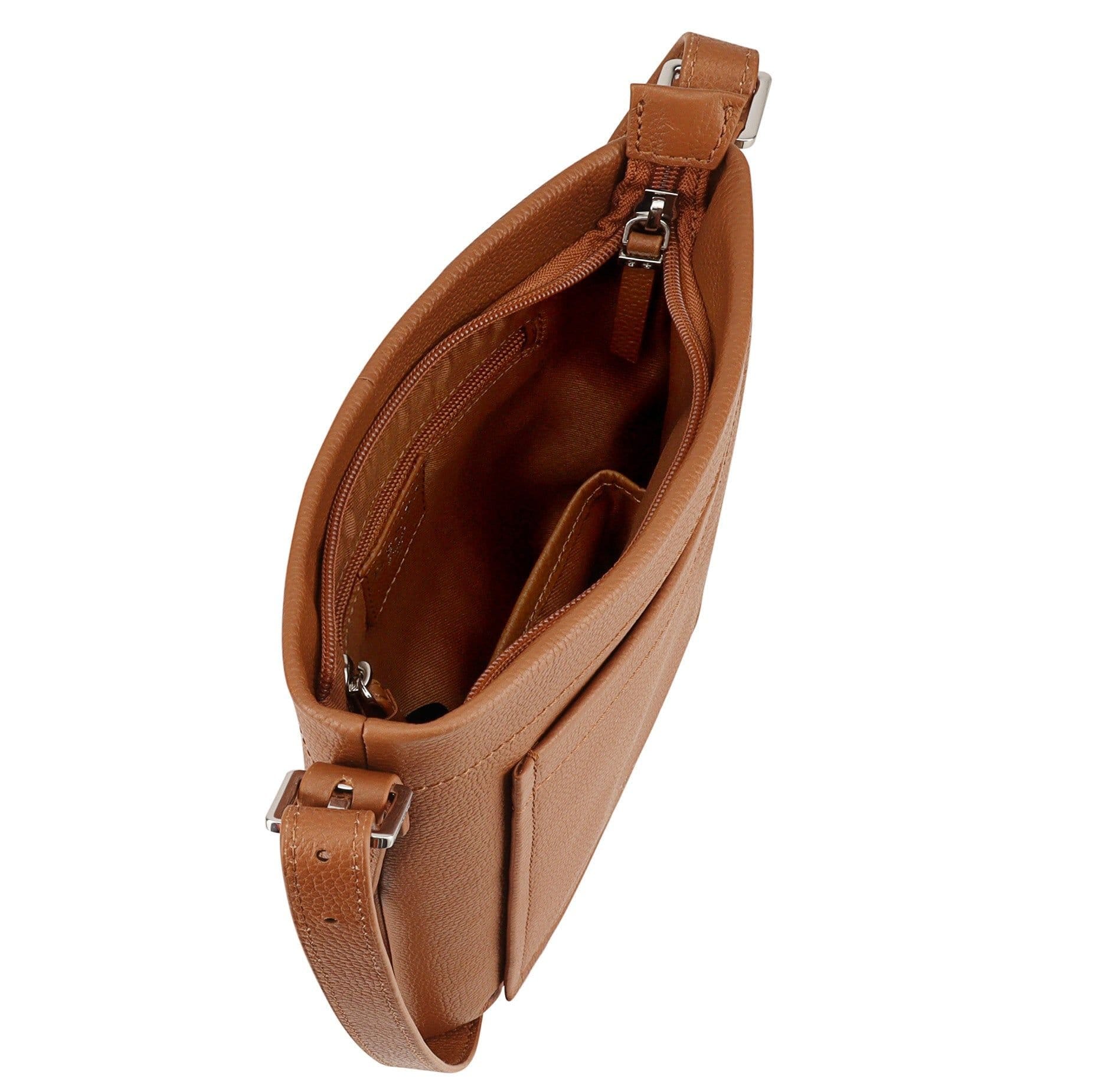 Dents Dents Women's Brisla Leather Cross Body Bag in Brown - 4