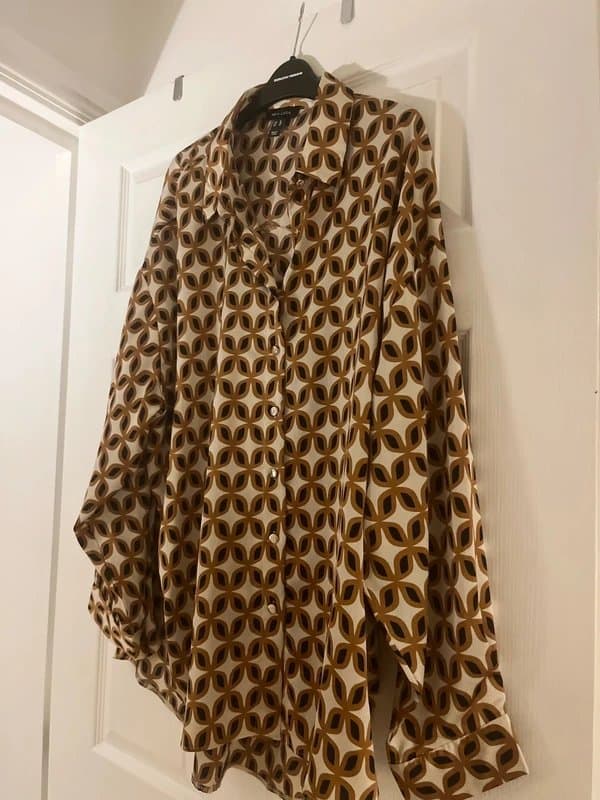 New Look New look oversized silk shirt