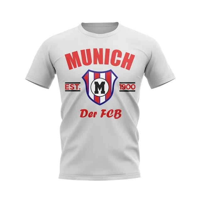 FC Bayern Munich FC Bayern Munich Men's Personalised Established Football T-Shirt in White - 2