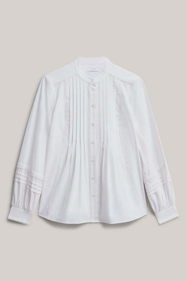 Hobbs London Hobbs London Women's Mariette Blouse in White - 2