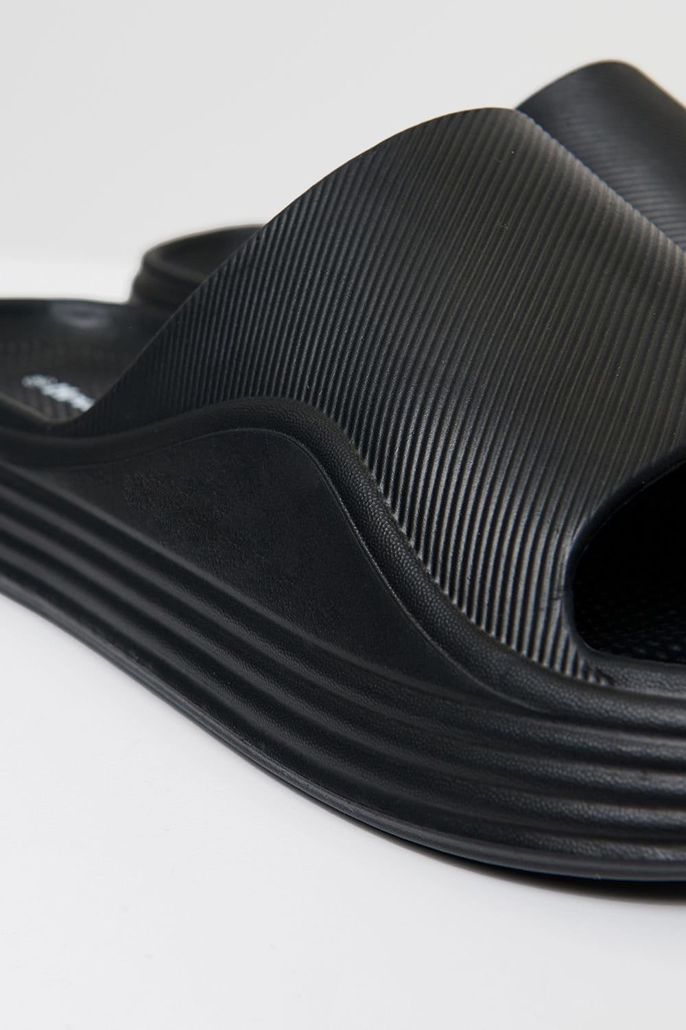 Threadbare Threadbare Men's Chunky Foam Sliders in Black - 4