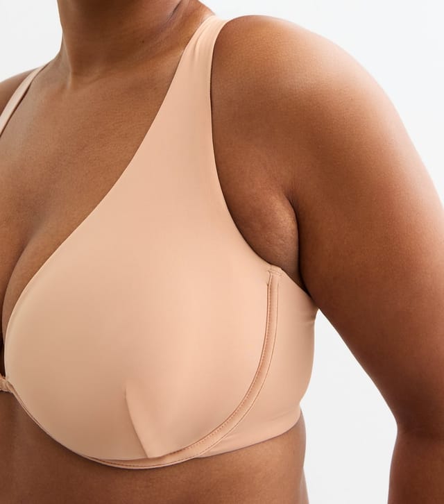 New Look Women's Plus Size Tan Multiway Smooth Non Padded Bra Curves New Look - 2