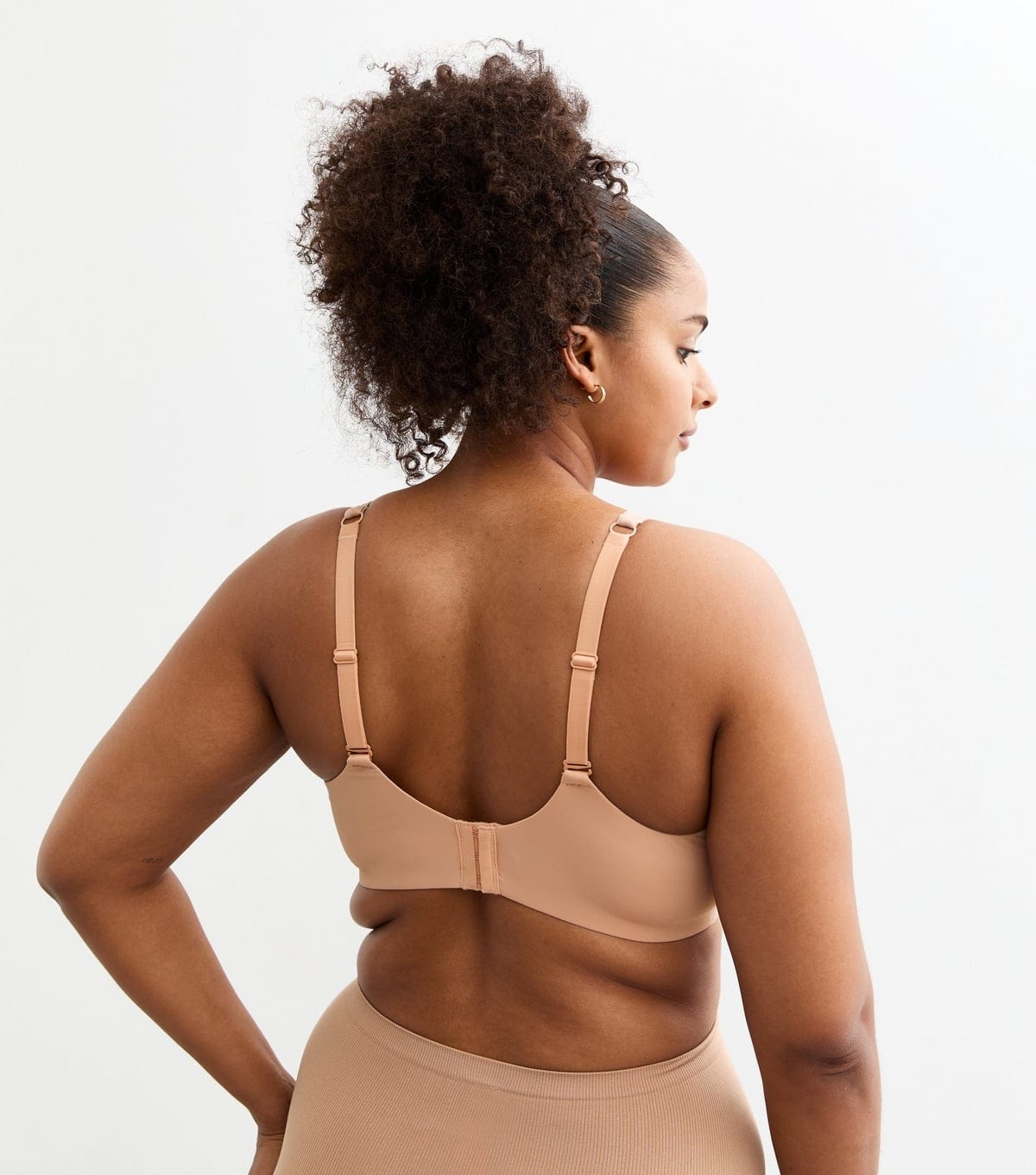 New Look Women's Plus Size Tan Multiway Smooth Non Padded Bra Curves New Look - 4