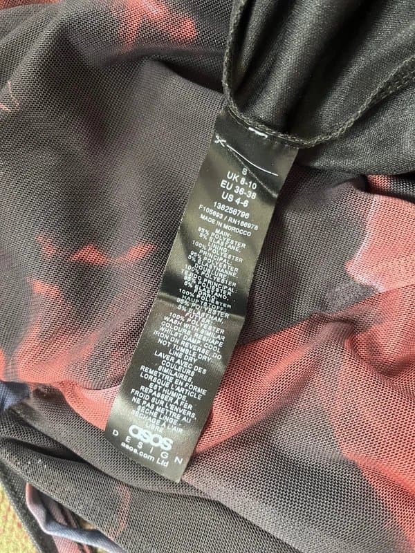 ASOS Design Beautiful Party Evening Flower Maxi Bodycon Dress