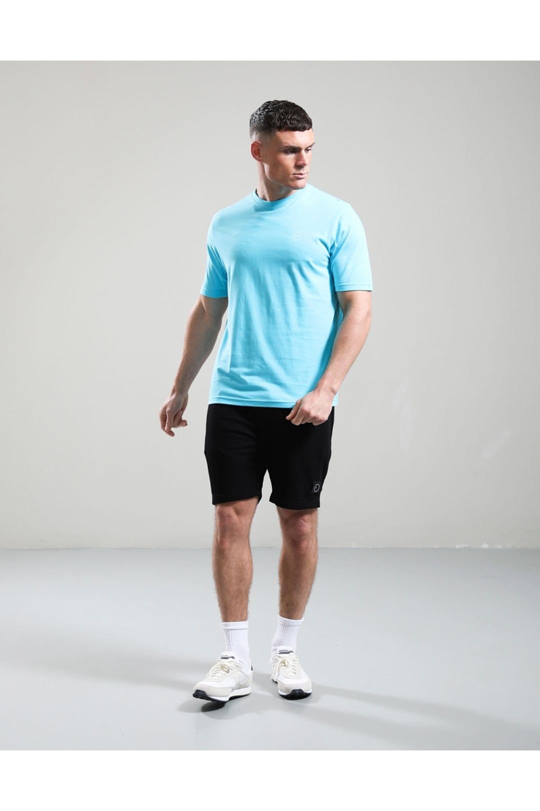 Marshall Artist Marshall Artist Men's Delta Logo T-Shirt Cyan Blue - 4