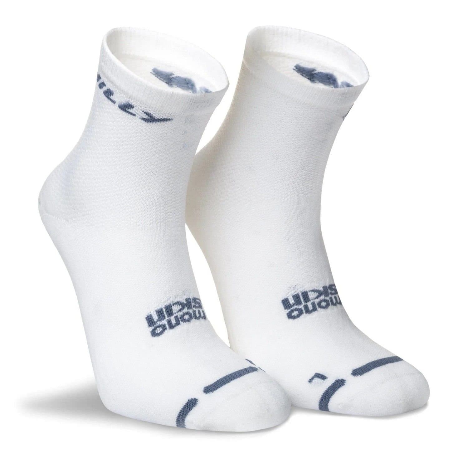 Hilly Hilly Men's Active Ankle Socks in White
