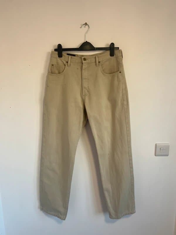 Lee Lee jeans Portland beige cream w 32 - 30 similar to dickies and Carhart vintage vtg y2k