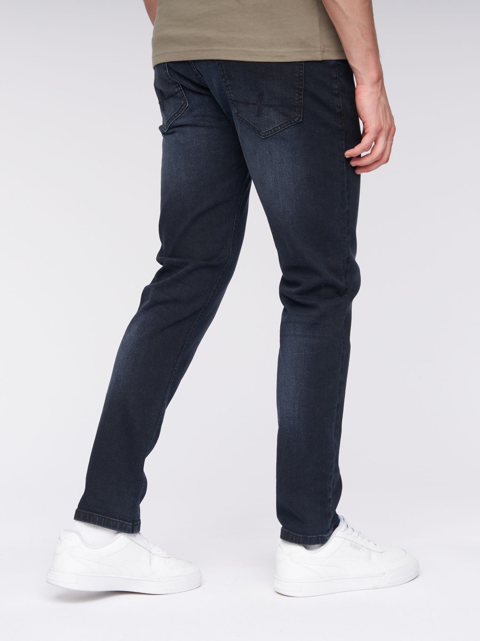 Henleys Henleys Craze Men's Comfort Straight-Fit Stretch Denim Jeans in Dark Indigo - 4