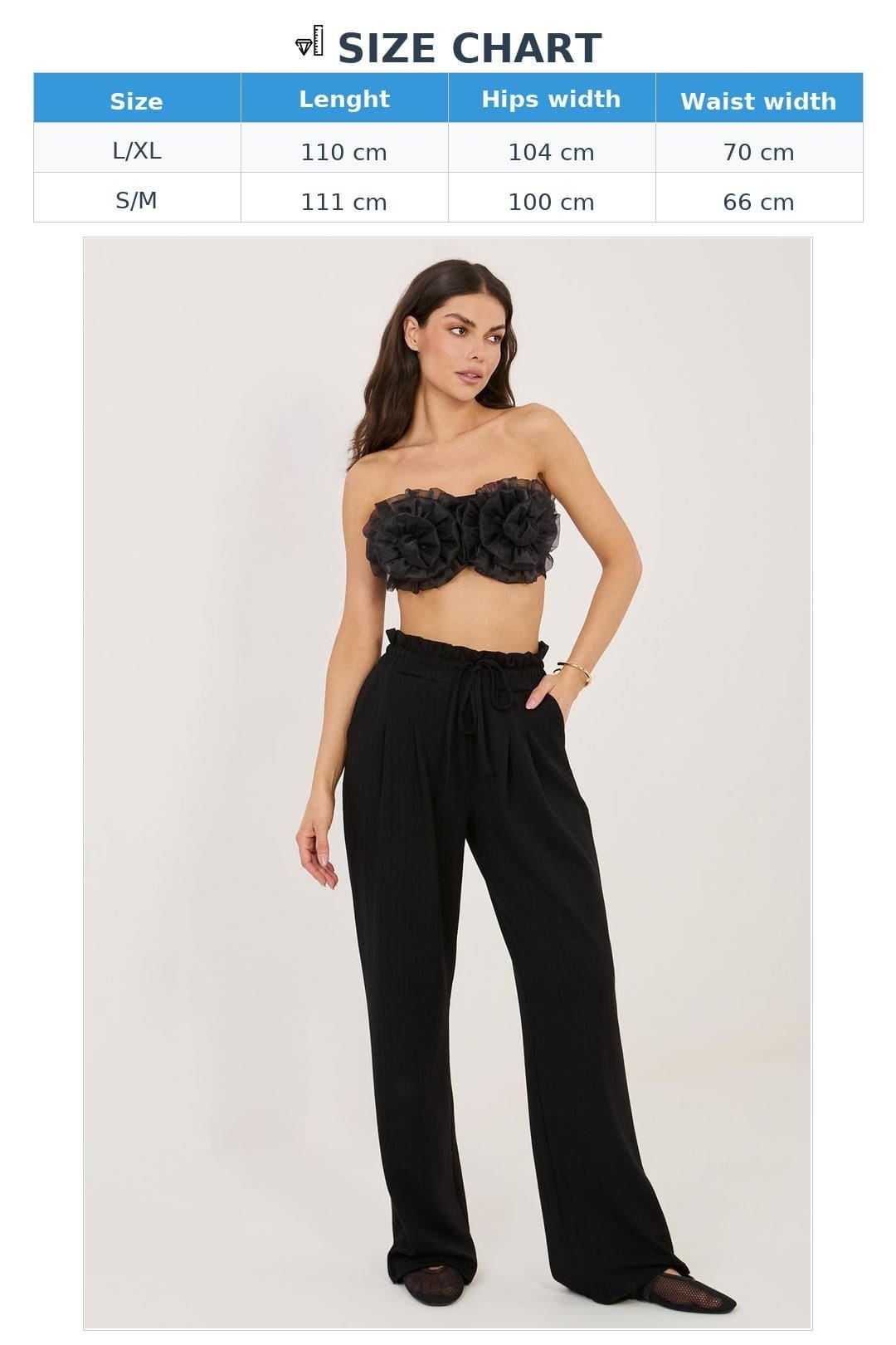 Love Lace Love Lace Women's Viscose Elastane High Waist Sweatpants in Black - 4