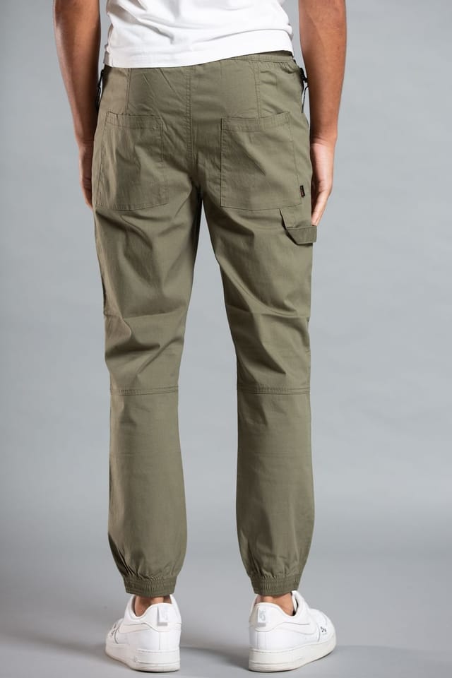 Tokyo Laundry Tokyo Laundry Men's Cotton Cargo Trousers in Khaki - 2