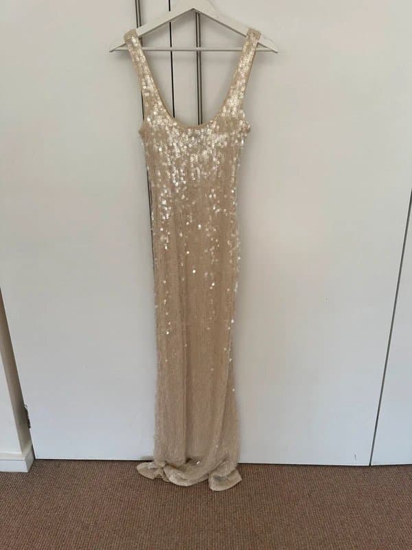New Look New Look Gold sequin dress