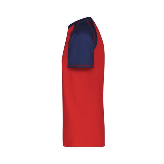 James and Nicholson James and Nicholson Men's Contrast Raglan T-Shirt in Red - 3