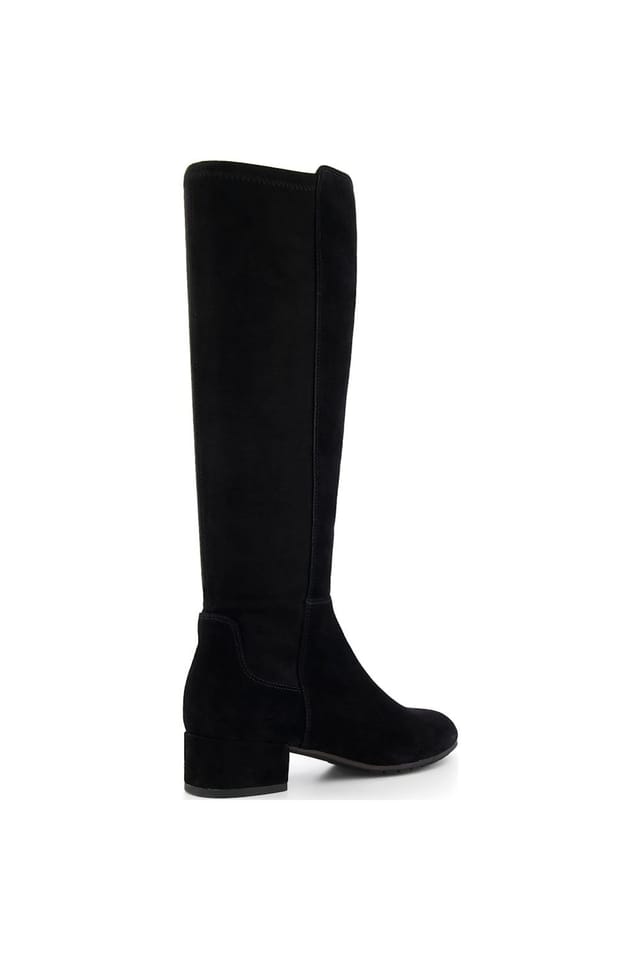 Dune London Dune London Women's Wide Fit 'Tayla' Suede Knee High Boots in Black - 3