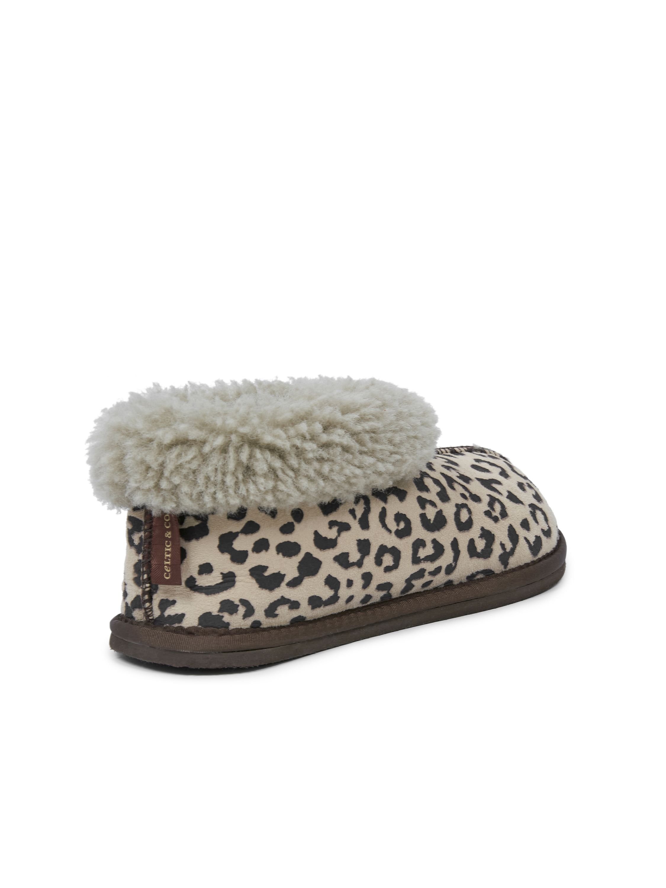 Celtic & Co Celtic & Co Women's Sheepskin Bootee Slippers in Fawn - 2