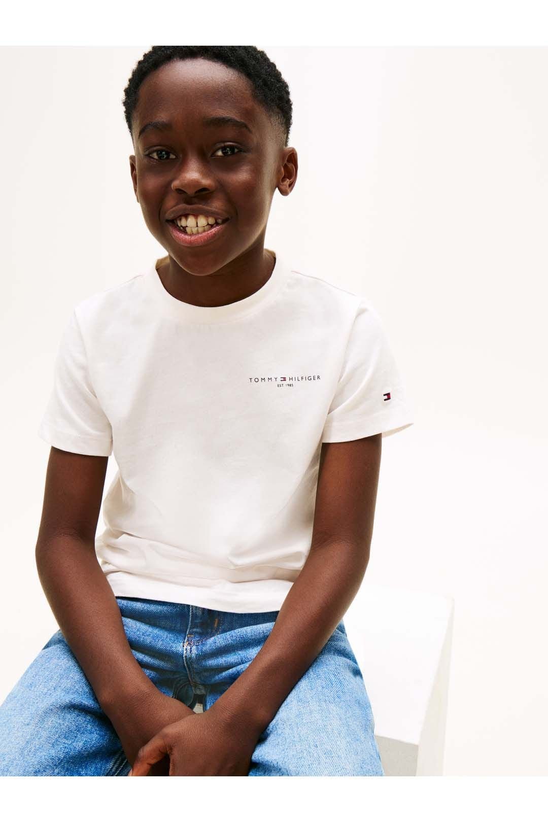 Tommy Hilfiger Tommy Hilfiger Men's Mini Corp T-Shirt Ancient White - 4