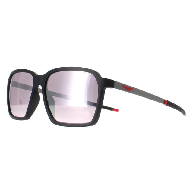 Police Police Men's Square Matte Black Pink Multilayer White Mirrored SPLL16 Solstice 5 - 2
