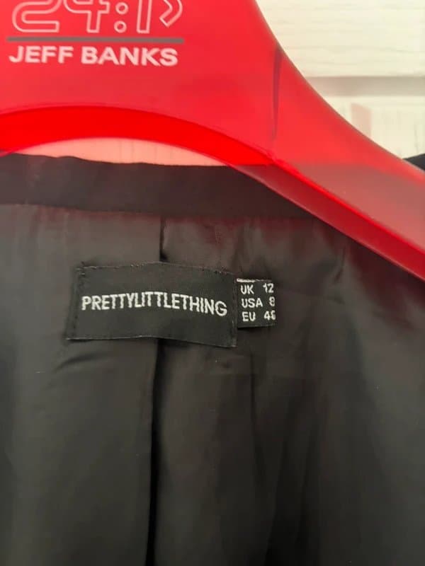 PrettyLittleThing PLT black blazer