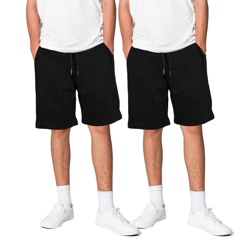 Keanu Keanu Men's Regular Shorts Pack of 2 in Black - 4