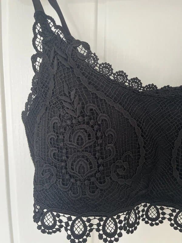Topshop Topshop black lace bralet