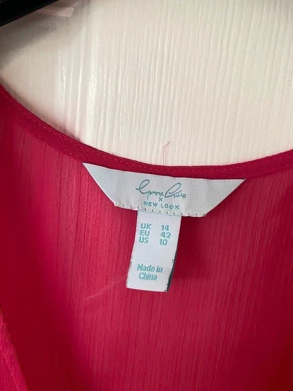 New Look Pink Chiffon New Look Dress