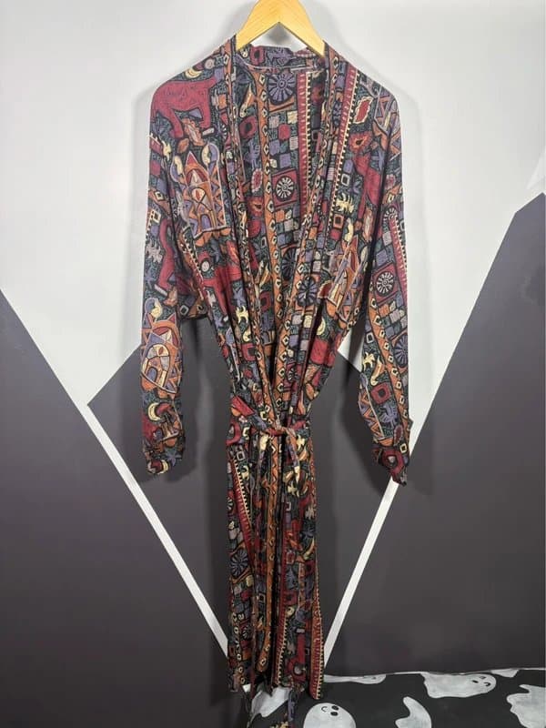 Vintage Vintage Patterned Cover Up