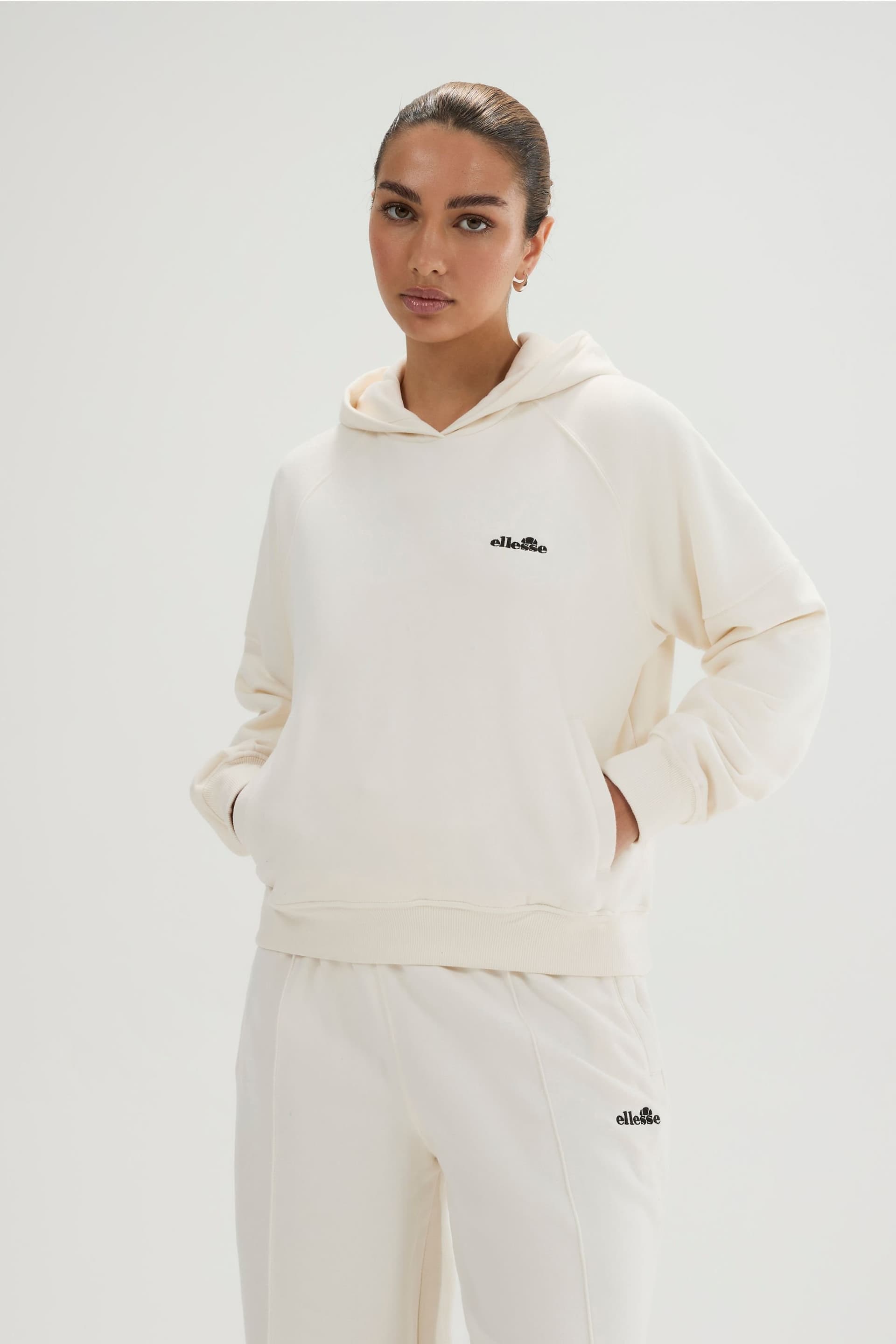 Ellesse Ellesse Women's Liscia OH Hoodie in Off-White