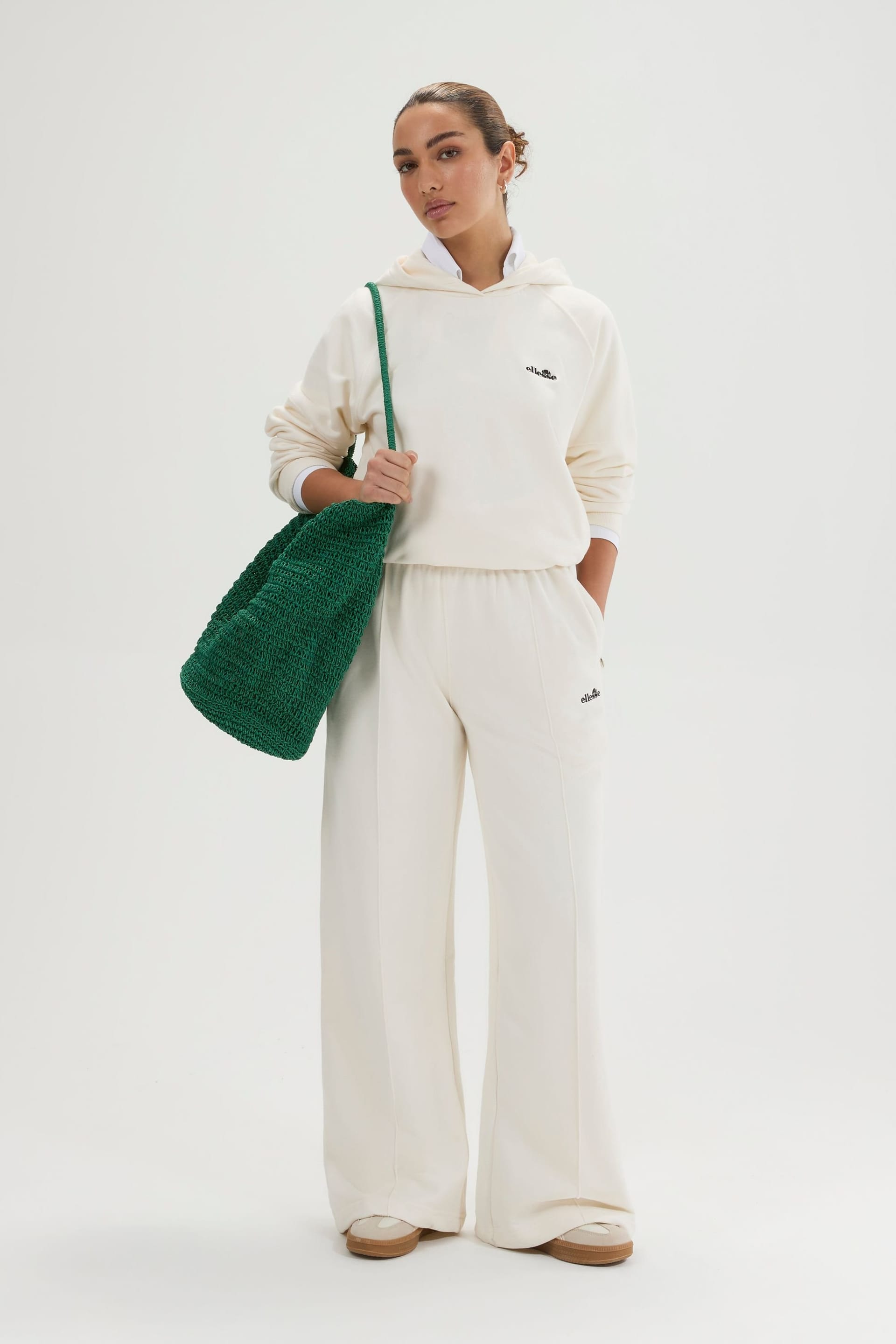 Ellesse Ellesse Women's Liscia OH Hoodie in Off-White - 4