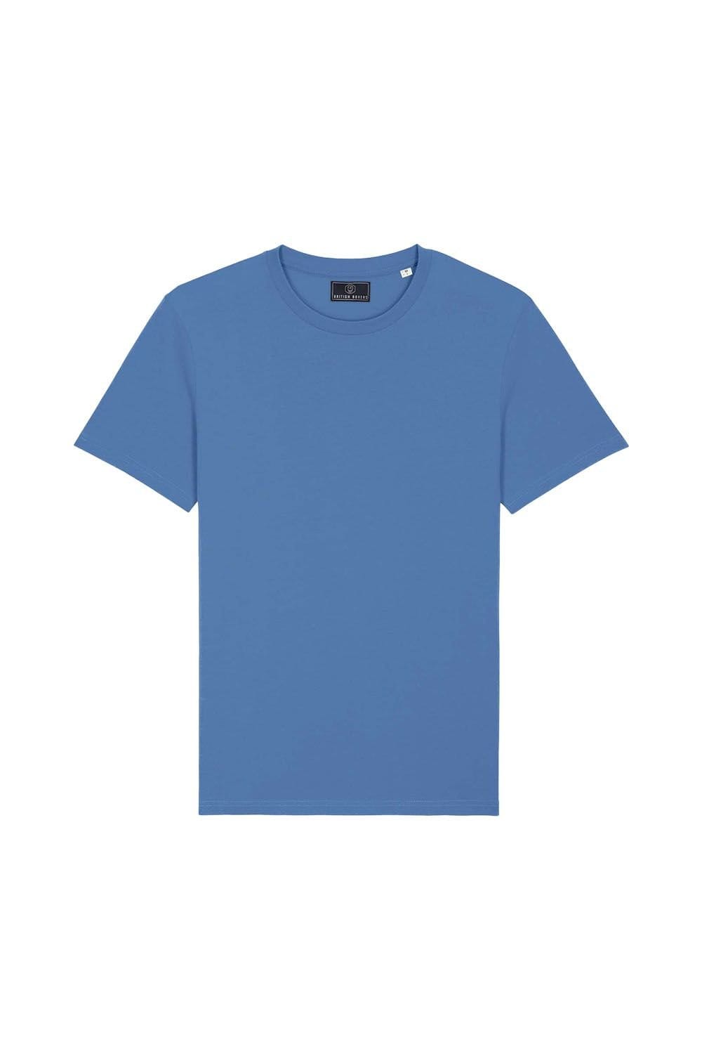 British Boxers British Boxers Men's "Bright Blue" Cotton T-Shirt in Bright Blue - 4