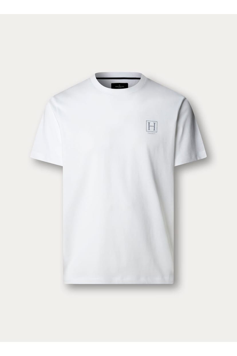 Hackett Hackett Men's Heritage H Small Logo White - 1