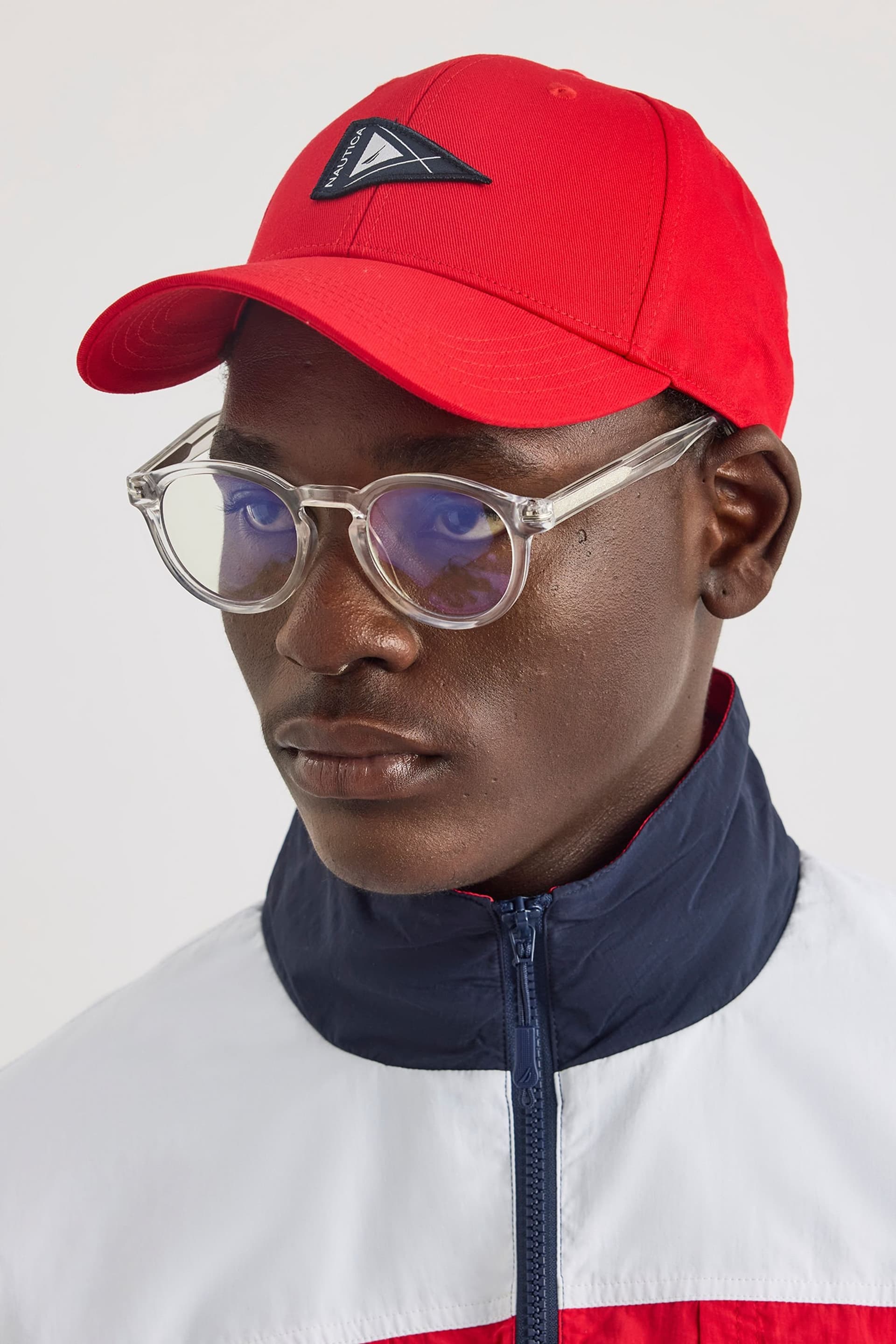 Nautica Nautica Men's Red Strapback Cap