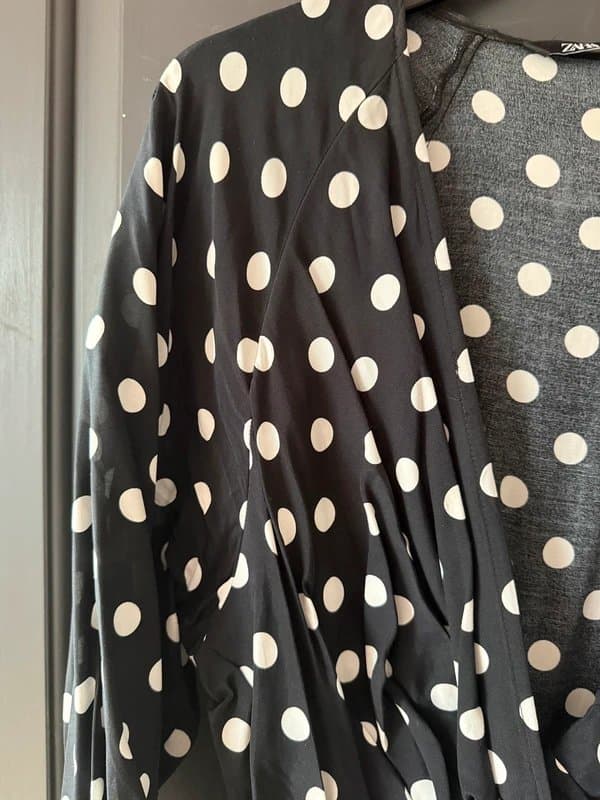 Zara Zara black polkadot playsuit V27