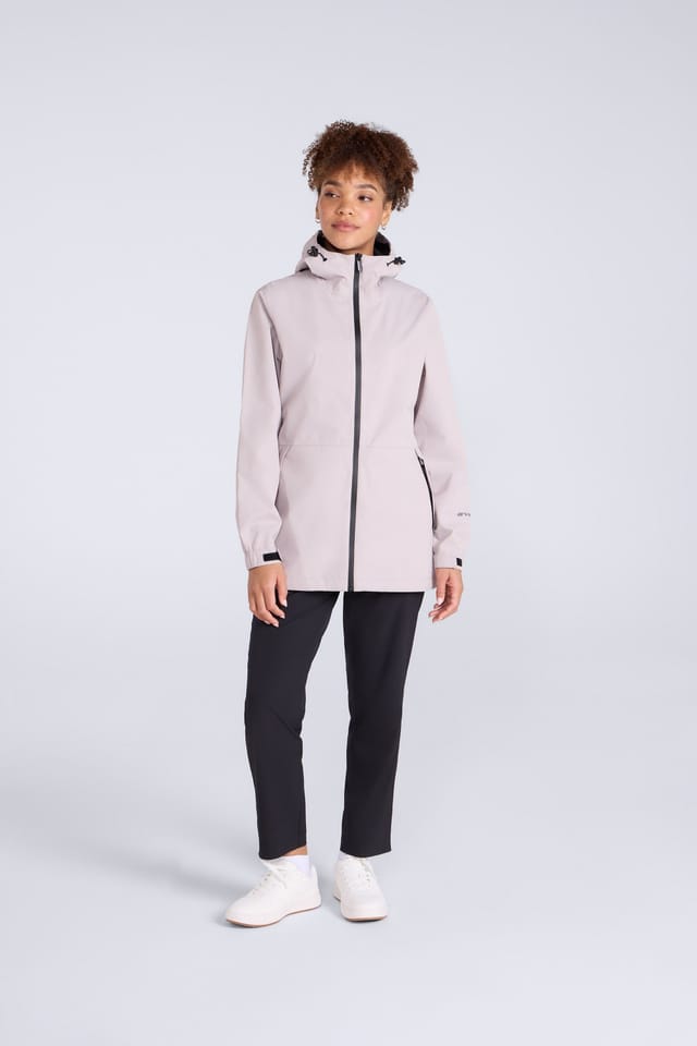 Animal Animal Women's 'Pace' Packable Breathable Comfy Waterproof Jacket in Beige - 2