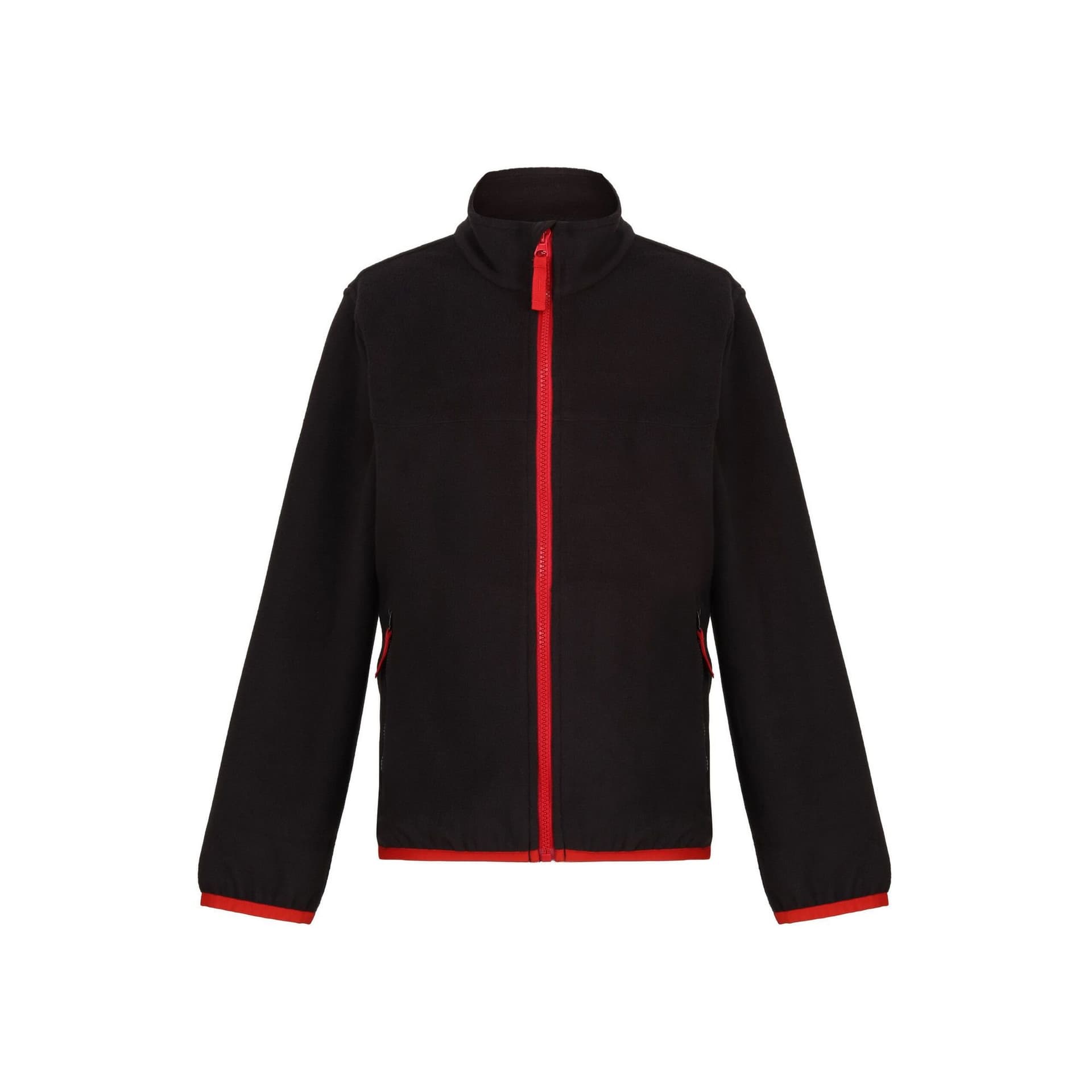 Regjun Regjun Men's Microfleece Full Zip Fleece Jacket in Black