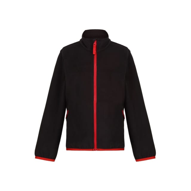 Regjun Regjun Men's Microfleece Full Zip Fleece Jacket in Black - 2