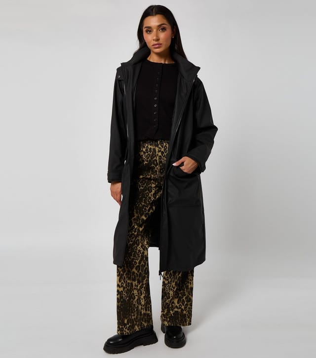 Urban Bliss Women's Black Hooded Oversized Anorak Urban Bliss New Look - 2