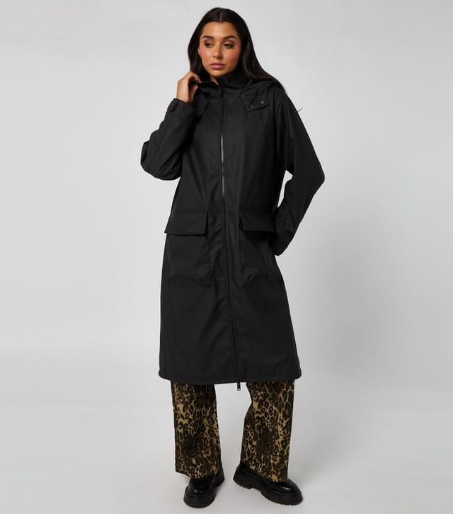 Urban Bliss Women's Black Hooded Oversized Anorak Urban Bliss New Look - 3