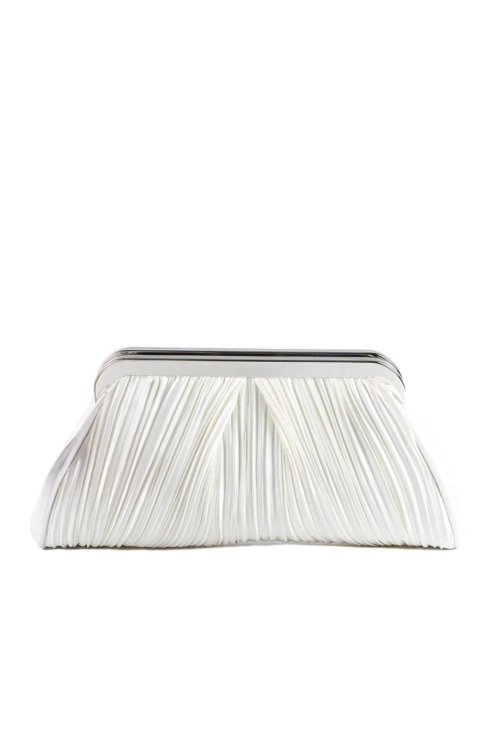 Jones Bootmaker Jones Bootmaker Women's Wylma Pop Fasten Clutch Bag in Ivory