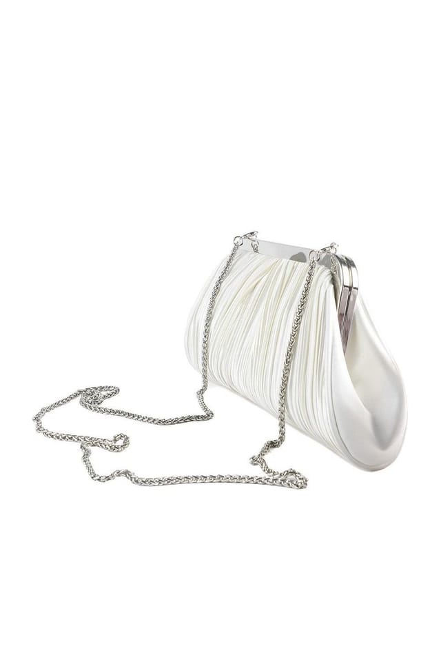 Jones Bootmaker Jones Bootmaker Women's Wylma Pop Fasten Clutch Bag in Ivory - 3