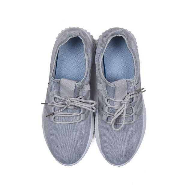 Voltico Voltico Women's Lightweight Sports Trainers Breathable Running Shoes in Light Grey - 3