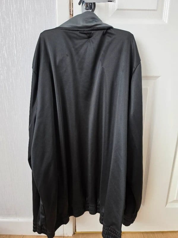 Slazenger Black Full Zip Sports Track Jacket Size 2XL